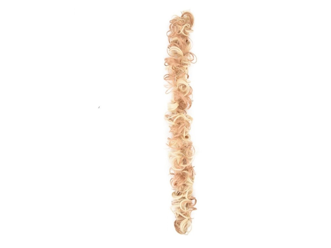 Peluca de fibra química con moño despeinado, 2026, con cinta rizadora, 80 cm, suave y duradera para uso diario, fiestas y eventos.