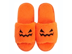 Zapatillas Antideslizantes De Halloween Con Diseño De Calabaza
