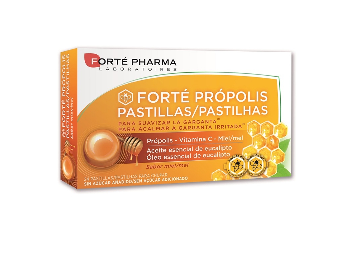 Complemento Alimentar FORTE PHARMA Forte Pharma Propolis Pastillas Miel 24 Uds