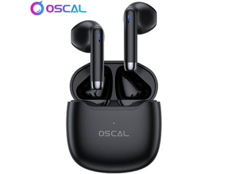 Auriculares Bluetooth True Wireless OSCAL HiBuds 5 Negro