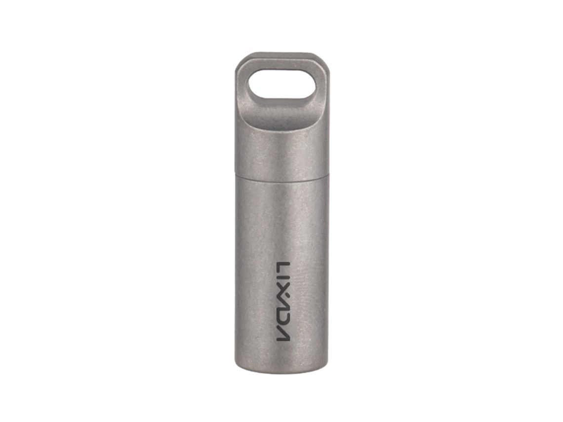 Mini Pastillero Portátil De Titanio Resistente Al Agua, Ideal Para Viajes, Acampadas, Senderismo Y Actividades Al Aire Libre.
