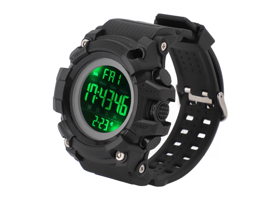 Reloj Deportivo (resistente Al Agua 5atm, Cronógrafo Con Alarma) Reloj Electrónico Digital