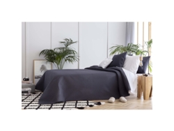 Colcha Boutí Microfibra 4 Estaciones Cama 120/135- 230X260cm Rombos Gris Oscuro TODOCAMA