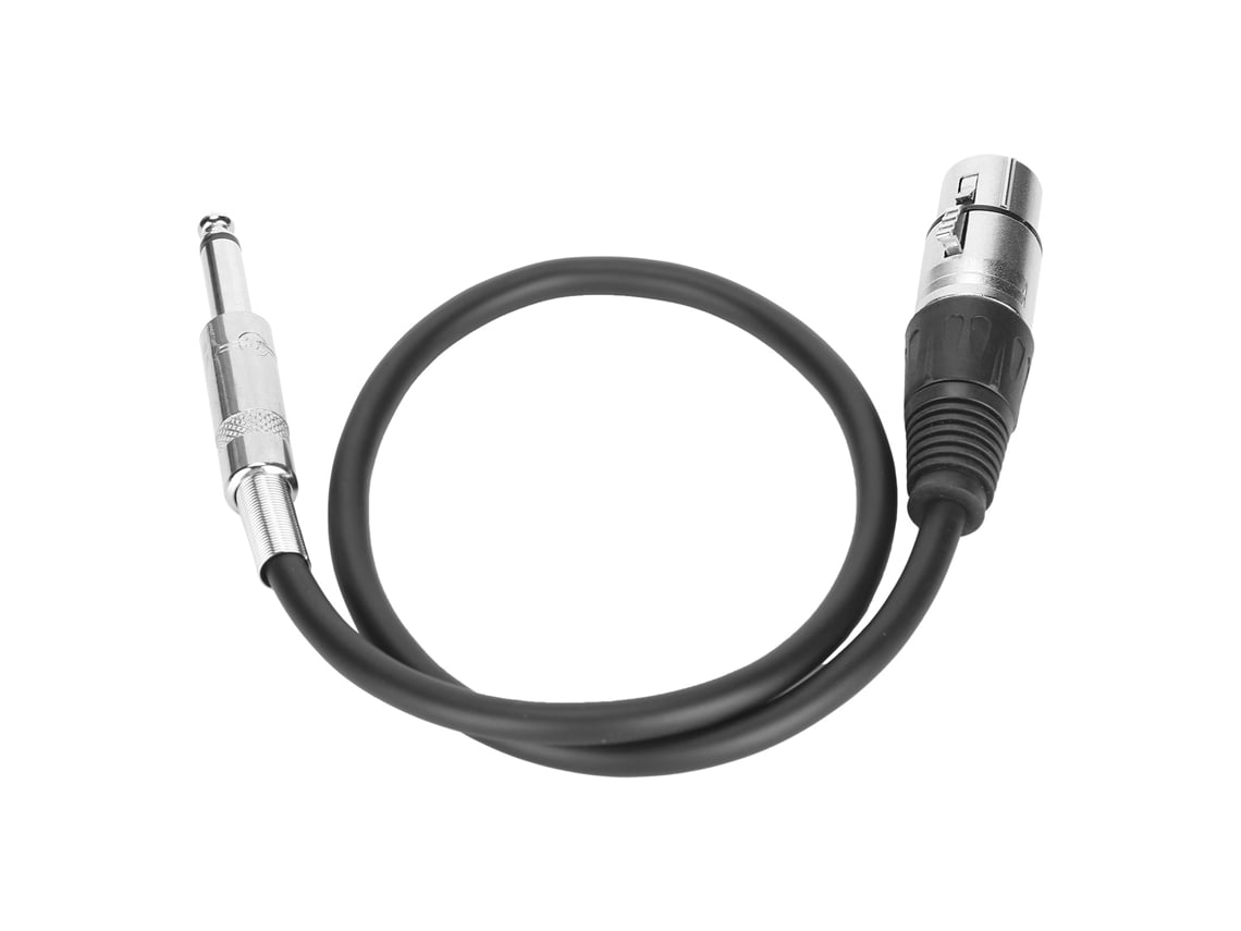 Cable De Audio Balanceado Xlr Hembra A Trs De 6,35 Mm De 2 M/6,6 Pies Para Micrófono Y Mezclador