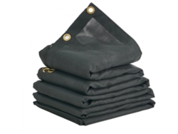 Red de carga para remolque volquete de 1,5 x 4,3 m (5 x 14 pies) con PVC de 18 oz y costuras reforzadas para un transporte seguro - Tekmaquinas