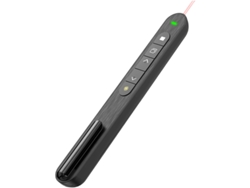 Puntero láser de 2,4 GHz con control remoto para presentaciones de PowerPoint Elisefashion (negro)