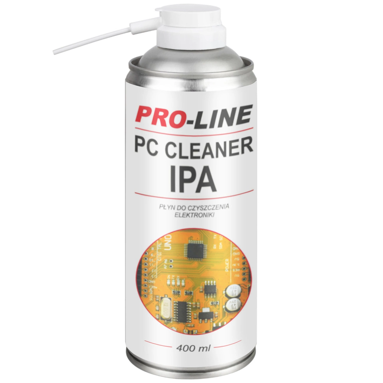 Limpiador de PC Ipa Spray 400ml para limpiar computadoras y dispositivos electrónicos Línea Pro