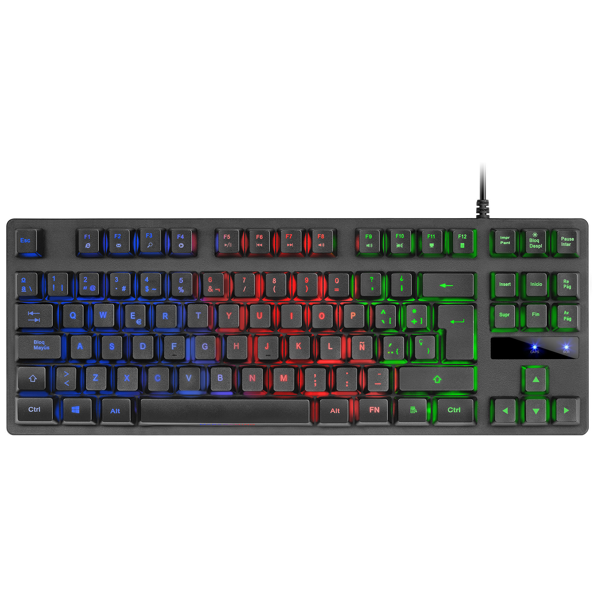 Teclado Gaming MARS GAMING MK02ES Negro