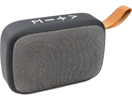 Altavoz Bluetooth GETEK G2 (3W - Autonomía: 1-2h - Gris)