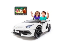 Coche eléctrico infantil Lamborghini Drift E 24v blanco de Ataa