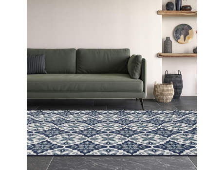 Alfombra exterior CASCADA Azul 160x230