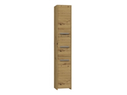 Mueble Auxiliar TOP E SHOP S33 ARTISAN Baño y ducha Plateado Roble Laminado ABS Plástico Aglomerado