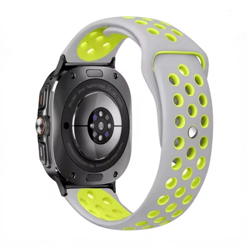 Correa Yuysan para Samsung Galaxy Watch Ultra 47 mm gris y amarillo