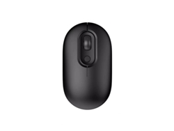 YIZHOOD Lindo Elegante Mudo Ratón Inalámbrico Modo Dual 2.4G Bluetooth5.2 E-sports Juego Óptico Recargable Para Niña Regalo Negro