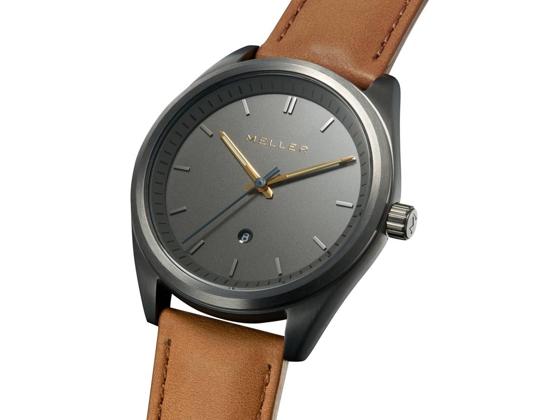 Reloj MELLER Ekon Nag Camel Hombre Acero Gris Worten.es