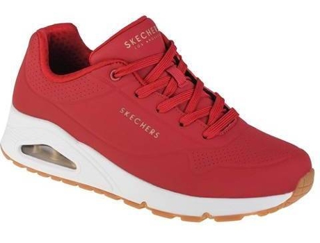 Botas SKECHERS Cuero Sintético Mujer (38 - Rojo)