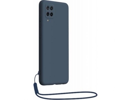 Funda para Samsung Galaxy A12 BIGBEN CONNECTED Silicona Azul