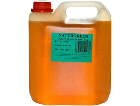 Botella NATURGREEN Sirope De Agave Garrafas