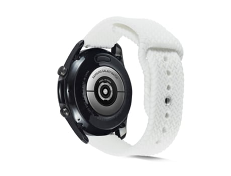 Correa de Silicona 20mm para Samsung Galaxy Watch4 Classic 46mm 42mm/Watch4 44mm 40mm/Galaxy Watch Active 2/Gear S2 Classic - blanco