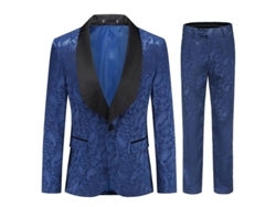 2026-traje Hombre Mystdiy 2 Piezas Chaqueta Pantalón Imprimido 1 Botón Para Boda