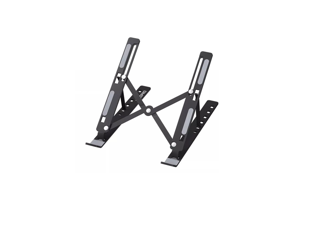 Soporte plegable ajustable ELORY para portátiles, notebooks y tabletas.