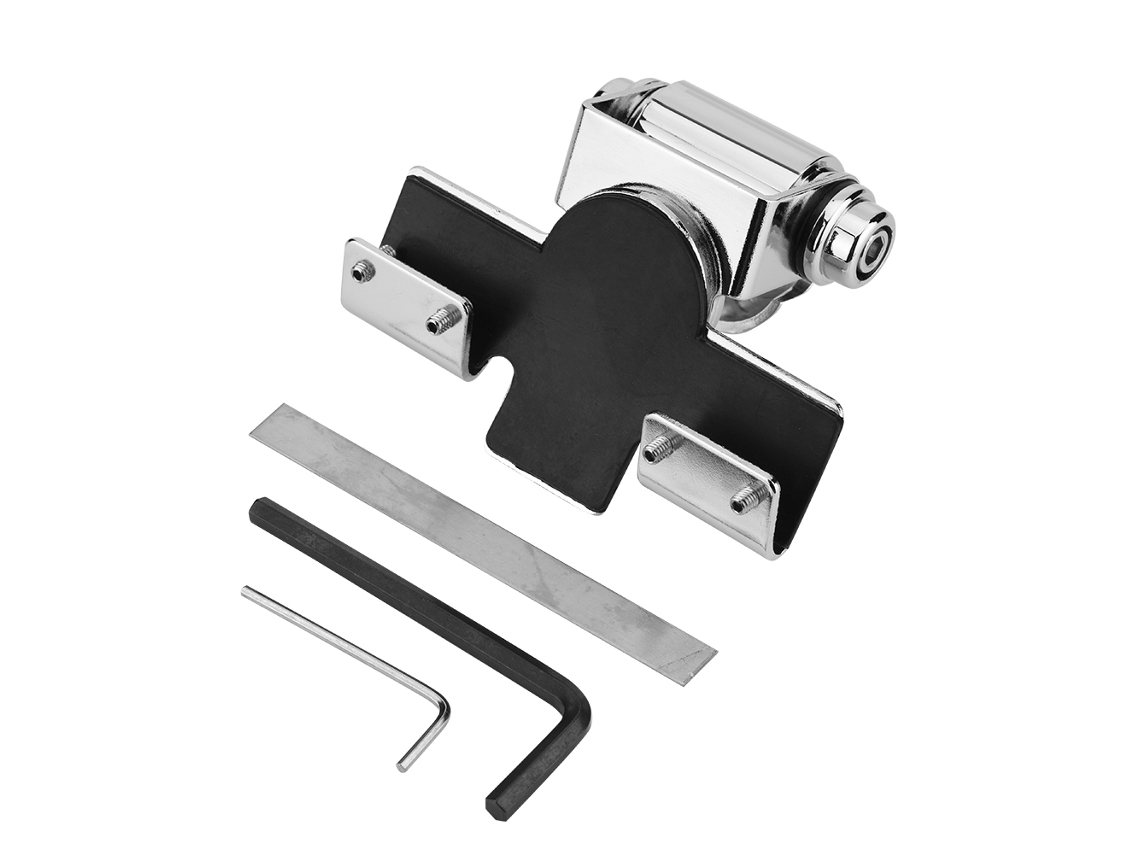 Soporte de antena para coche con ángulo ajustable y soporte de acero inoxidable para puerta trasera.