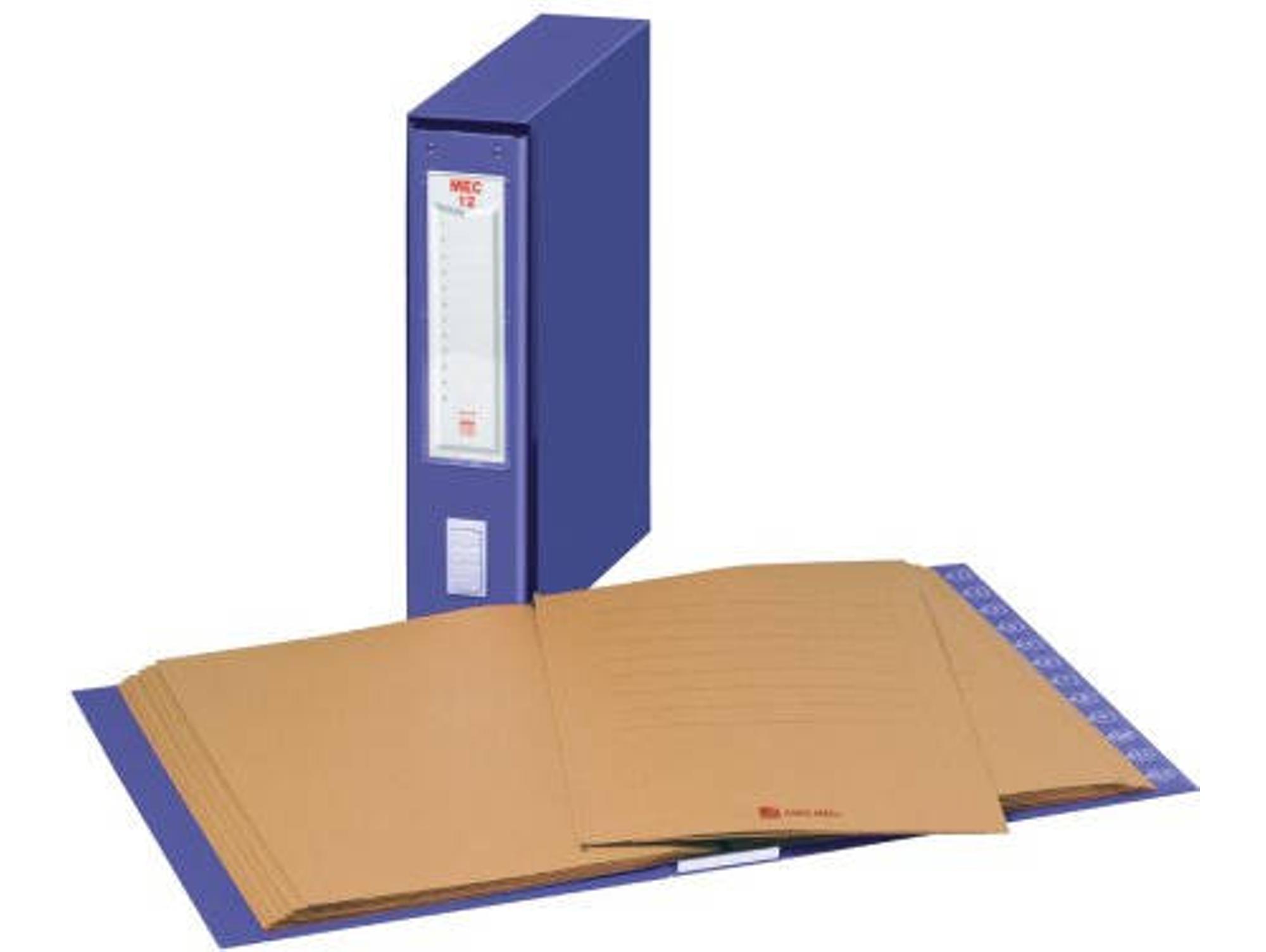 Archivador para Dossiers REXEL 00011304 (Azul - 25.5x7x34.5cm)
