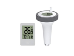 Termômetro De Piscina Flutuante De Rádio Sem Fio Termômetro De Temperatura Da Água Com Receptor Digital Externo Interno 99 