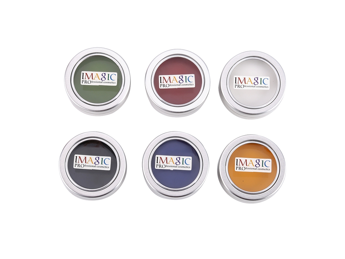 6 Cores De Pintura Profissional Para Arte Facial E Corporal Para Festas E Futebol