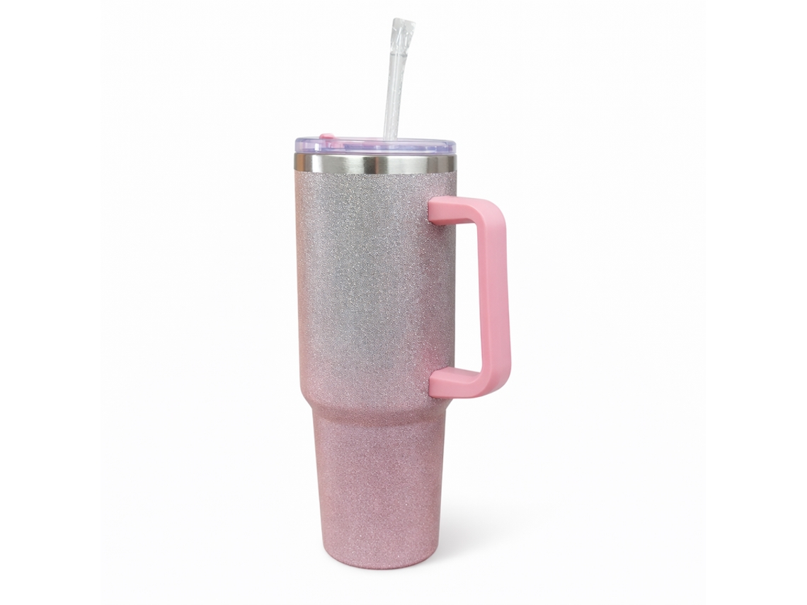 Taza térmica con asa - Brillante Bk 668-25 Rosa