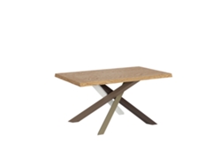 Mesa Fija Versalux 90x140 Cm Patas Roble Pelado 4/c Itamoby