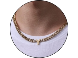 2026-cadena De Eslabón Cubano Con Letra Inicial A-z Para Hombres Mujeres Niños 6.5mm 18+2 Pulgadas Acero Inoxidable Regalo De Joyería