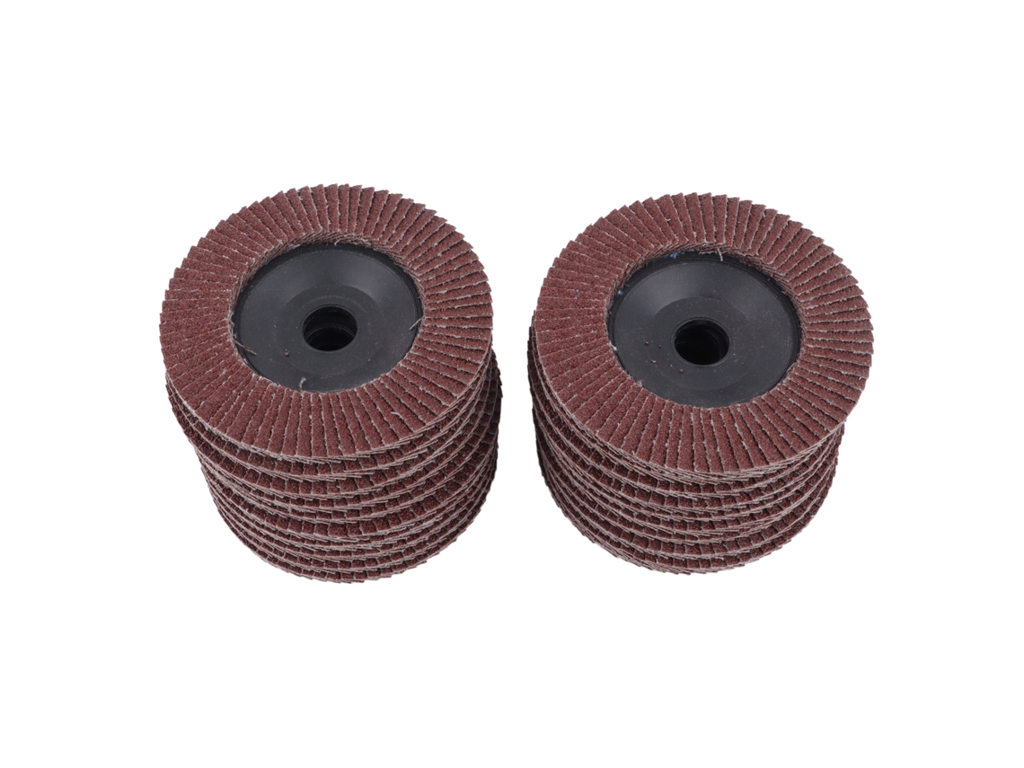20 Discos De Lijado De Láminas, Grano 80, 100x16 Mm, Rueda Abrasiva Para Pulir Y Desbarbar.