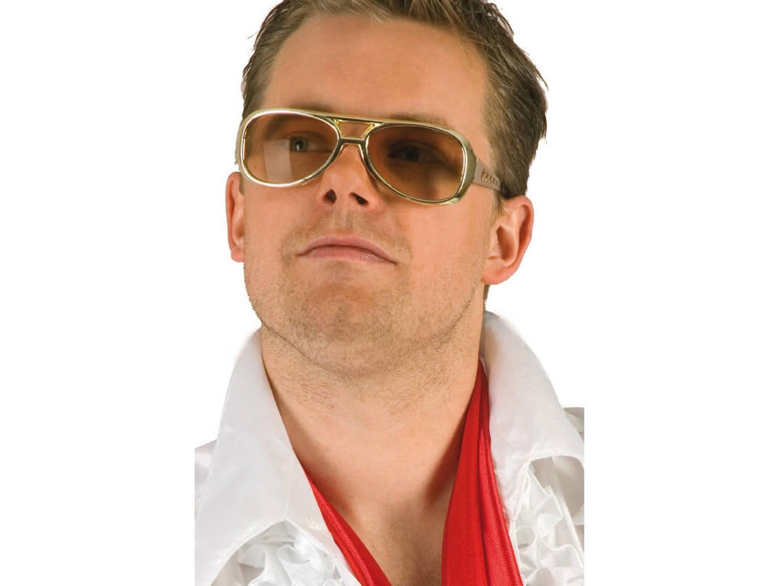 Gafas DISFRAZZES Rock And Roll Doradas