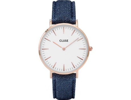 Reloj CLUSE Mujer (Piel - Azul)