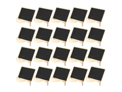 2 Juegos De Pequeños Marcos Rectangulares De Madera Negra Para Bodas Y Fiestas.