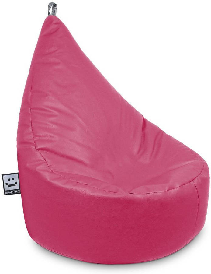 Happers Puff Butaca polipiel indoor fucsia xl 80x70x80