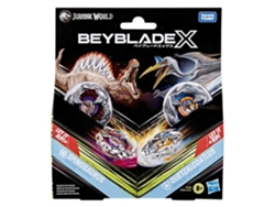 Beyblade X Jurassic World Spinosaurus Vs Quetzalcoatlus, Multipack, a partir de 8 años, Hasbro