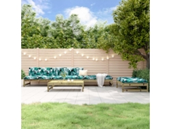 Conjunto de salón de jardín de 5 piezas DKD Home Decor en madera de pino impregnada