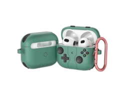 Estuche de silicona para auriculares inalámbricos estilo consola de juegos GIECY