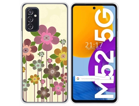 Carcasa Samsung Galaxy M52 5G TUMUNDOSMARTPHONE Dibujos Multicolor