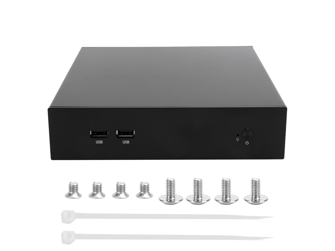 Caja De Computadora T44 Mini Itx Htpc Para Accesorios De Escritorio De Teatro En Casa