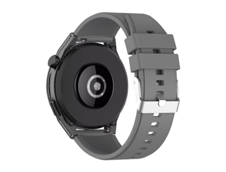 Correa Huawei Watch GT Runner Hebilla plateada Silicona reforzada gris AVIZAR