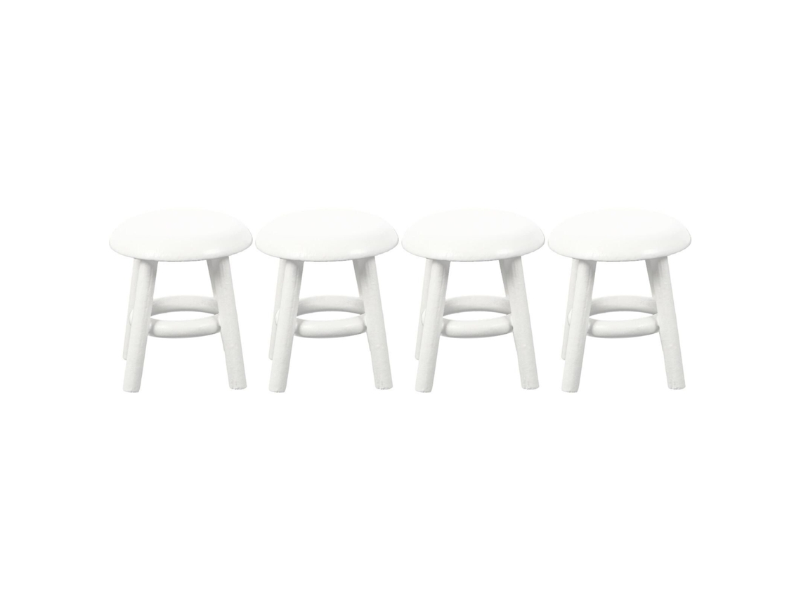 Taburetes De Madera Para Minicasa, Taburetes Pequeños Para Minicasa, Accesorios Para Minicasa