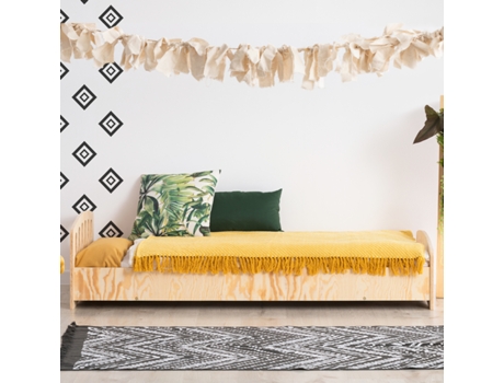 Cama Eléa Bois 90X190 con somier PETITS-MEUBLES