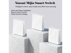 Llave Inteligente Xiaomi Mijia, Control Remoto Por Voz, Compatible Con Aplicación, Inalámbrica, Puerta De Enlace Bt Mesh, Blanca