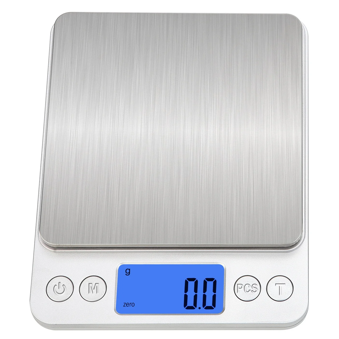 (peso Máximo 10kg) Escala De Cocina Recargable De Acero Inoxidable Con Recuenta, Peeling Fácil Y Pantalla Retroiluminada Hd