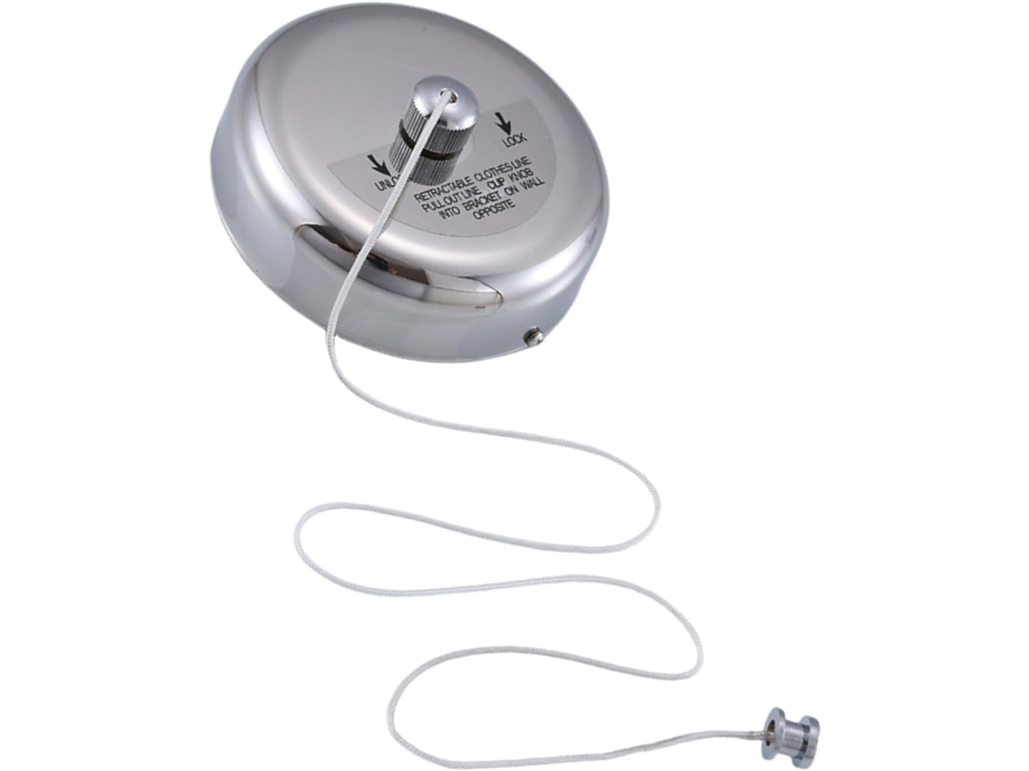 Tendedero Retráctil Para Interiores | Tendedero Extensible Para Exteriores De Acero Inoxidable De 2,7 M Con Cable