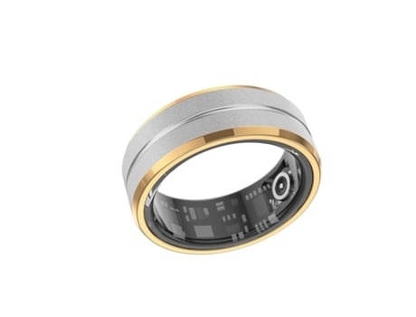 AUJEZON X1 Anillo inteligente de seguimiento de salud Ip68 Nivel impermeable 10# Plata y oro