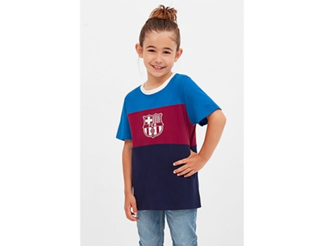 Camiseta de Niño para Fútbol BARCA Barça Crest Azul (10 años)